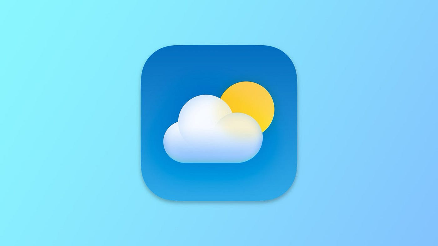 Weather app preview